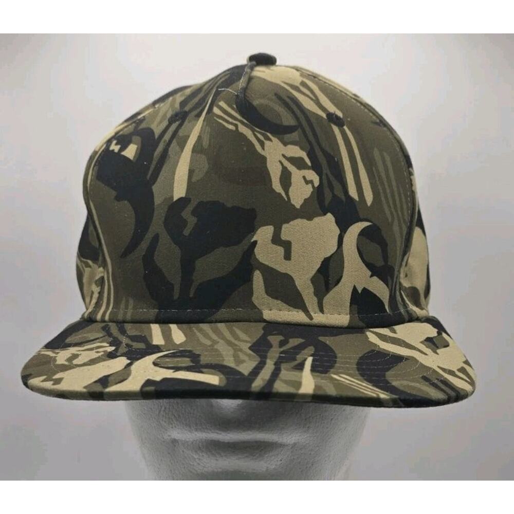 Star Wars Mandalorian Signet Woodland Camo Baseball Hat Rare Official Camouflage